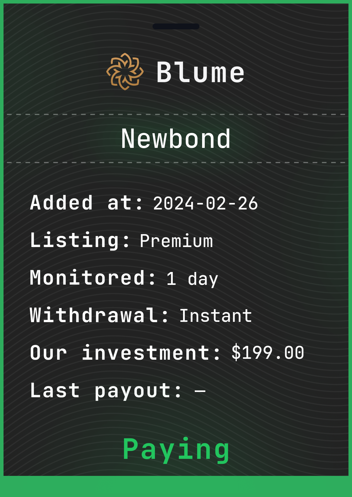 Monitored by blume-monitor.com