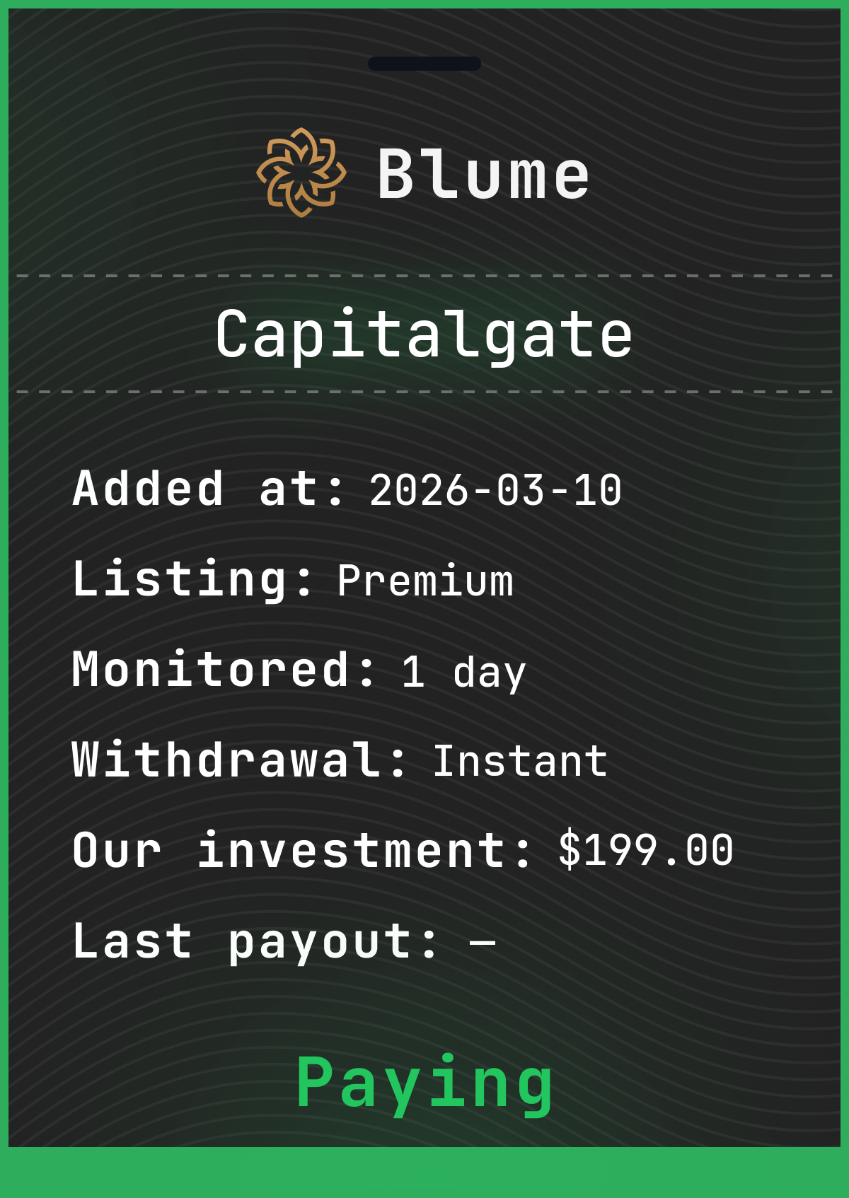 Monitored by blume-monitor.com