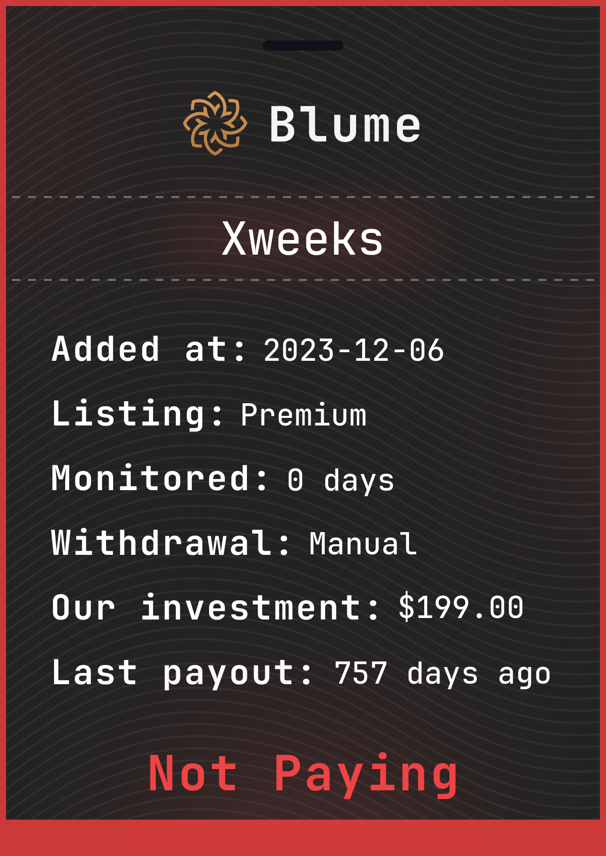 Monitored by blume-monitor.com