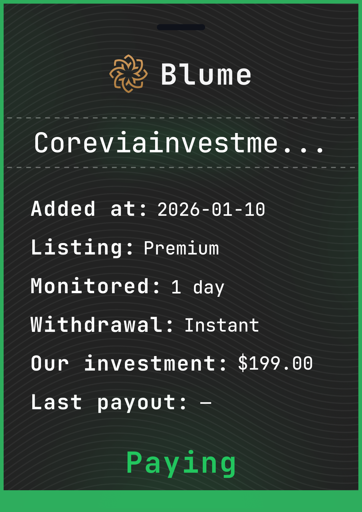 Monitored by blume-monitor.com